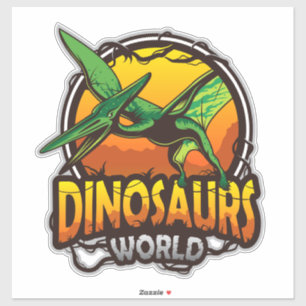  Dinosaur World Stickers