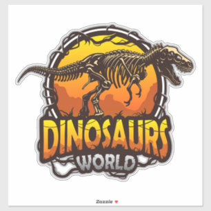  Dinosaur World Stickers