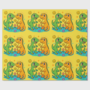Dinosaur Wrapping Paper 🦖🎁