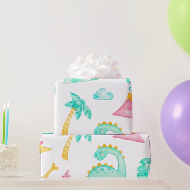 Dinosaur Wrapping Paper (Party Gifts)