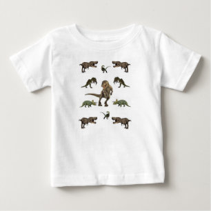Dinosaur Wrapping Paper Baby T-Shirt