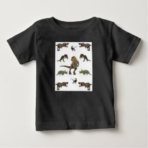 Dinosaur Wrapping Paper Baby T-Shirt