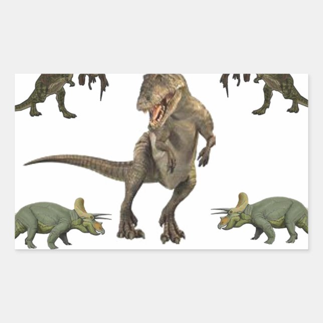 Dinosaur Wrapping Paper Sticker (Front)