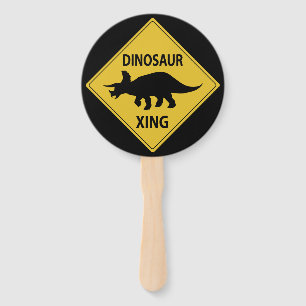 Dinosaur Xing Hand Fan