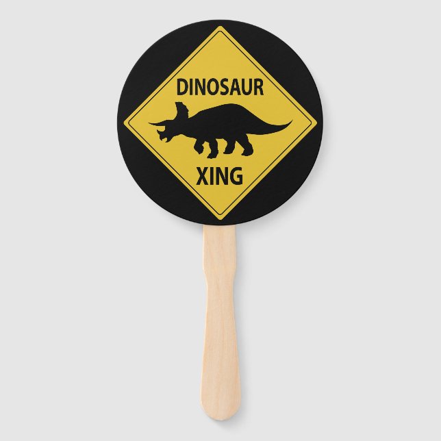 Dinosaur Xing Hand Fan (Front)
