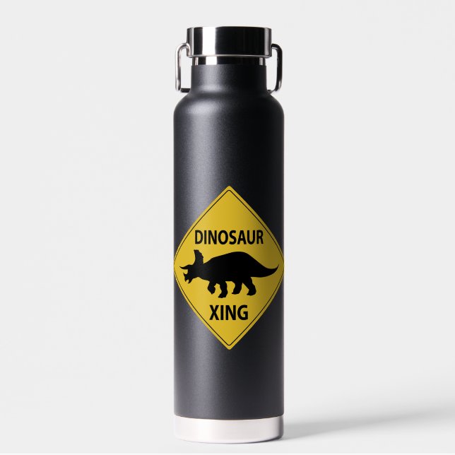 Dinosaur XING Water Bottle (Front)