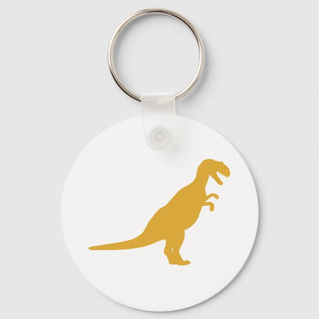 Dinosaur Yellow Keychain (Front)