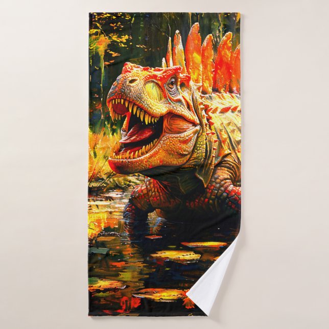 Dinosaure (Serviette de bain)
