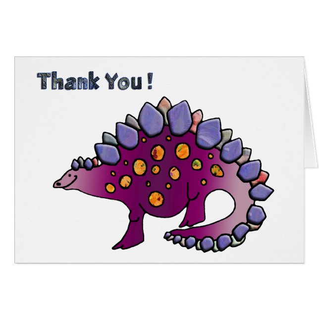 Dinosaure 3 d'améthyste (Devant horizontal)