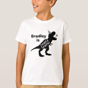 Dinosaure Anniversaire T-shirt Quatre A Saurus
