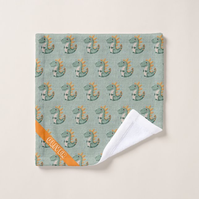 Dinosaure confit mignon pour enfants Yoga Mat (Gant de toilette)