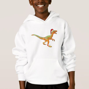 Dinosaure de Noël Funny Père Noël Velociraptor