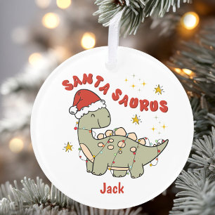 Dinosaure de Noël Santasaurus Nom migre