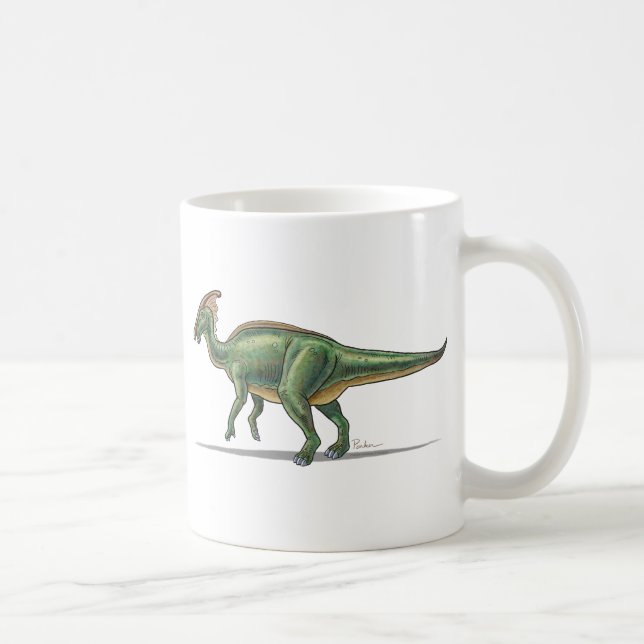 Dinosaure de Parasaurolophus de tasse (Droite)