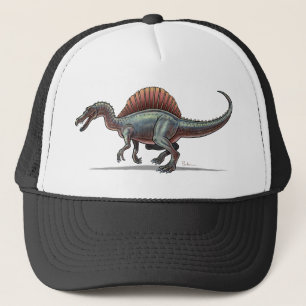Dinosaure de Spinosaurus de casquette de baseball
