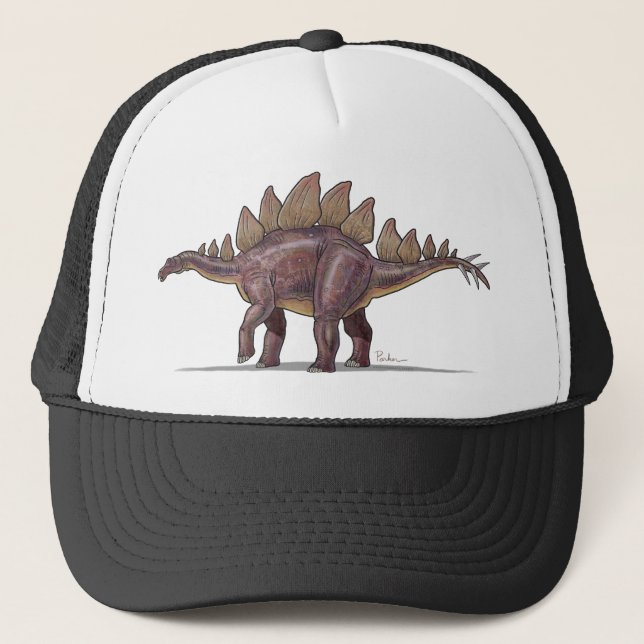 Dinosaure de Stegosaurus de casquette de baseball (Devant)