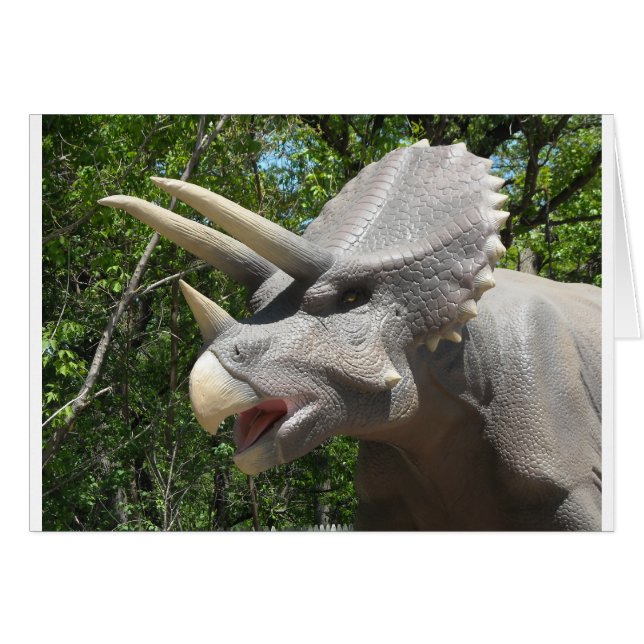 dinosaure de Tricératops (Devant horizontal)