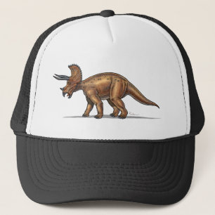 Dinosaure de Triceratops de casquette de baseball