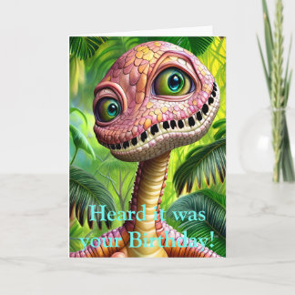 Dinosaure Dinosaure Carte d'anniversaire modifiabl