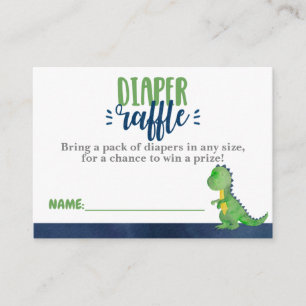 Dinosaure Dinosaure Raffle Billet Invitation Inser