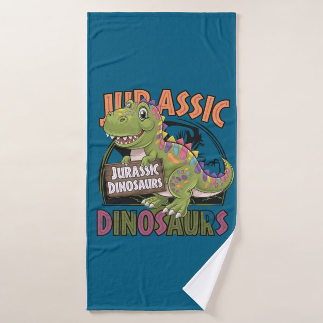 dinosaure jurassique (Serviette de bain)