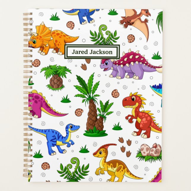 Dinosaure Motif sans couleur mignon  (Devant)