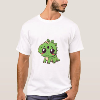 Dinosaure triste avec T-shirt Bandage