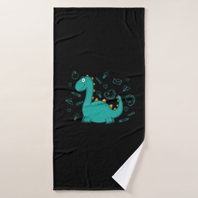 Dinosaures (Serviette de bain)