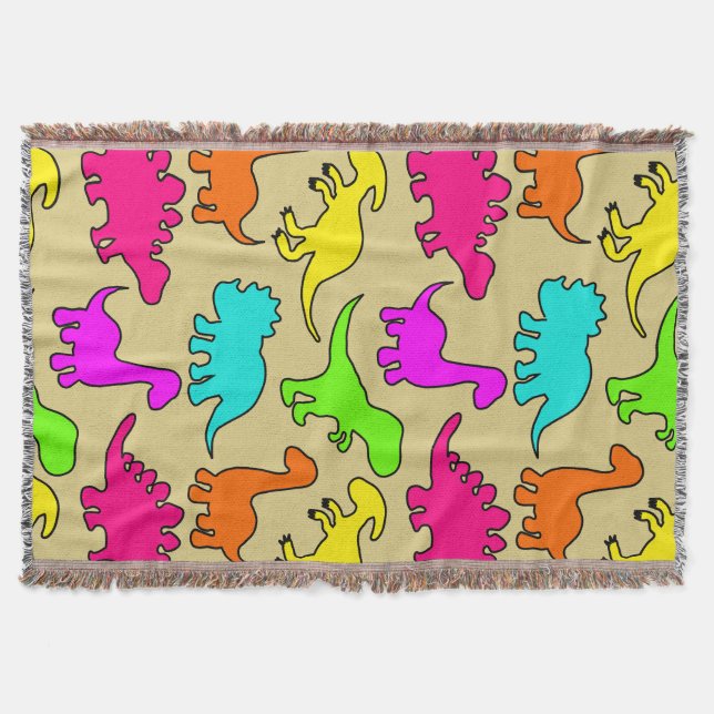 Dinosaures colorés Lancer la couverture (Devant)