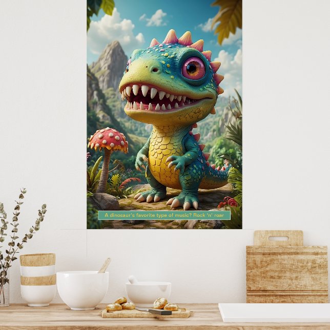 Dinosaures dans l'espace : Posters de collection d (Cuisine)