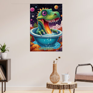 Dinosaures dans l'espace : Posters de collection d