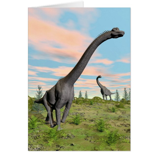 Dinosaures de Brachiosaurus - 3D rendent (Devant)