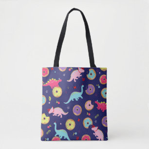 Dinosaures filles et Sac fourre-tout de beignes