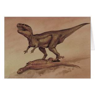 Dinosaures vintage, carnivore Giganotosaurus