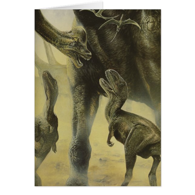 Dinosaures Vintage, Torvosaurus et Brachiosaurus (Devant)