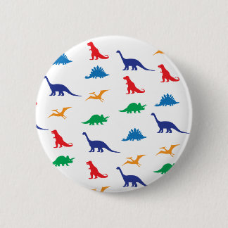 Dinosaurs 2 Inch Round Button