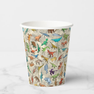 Dinosaurs and Prehistoric Animals Paper Cups