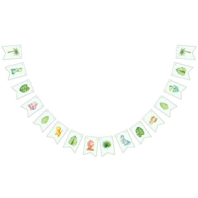Dinosaurs Baby Bunting Flags (All)