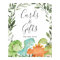 Dinosaurs Baby Shower Cards and Gifts Sign