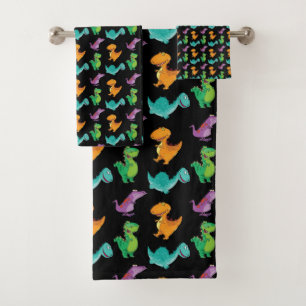 DINOSAURS BATH TOWEL SET