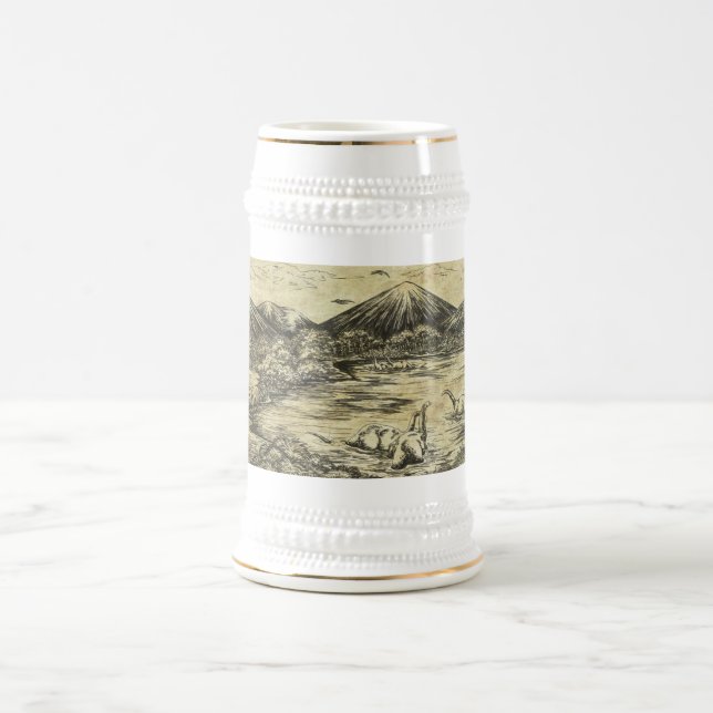 Dinosaurs Beer Stein (Center)