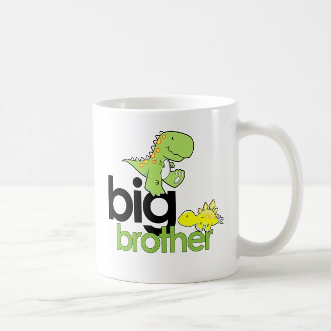 dinosaurs big brother coffee mug (Right)