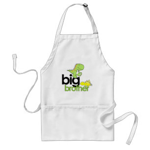 dinosaurs big brother standard apron