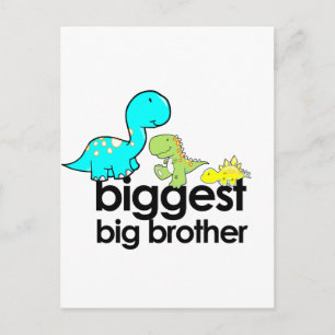 dinosaurs biggest big brother postcard