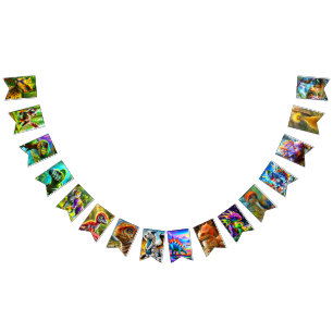 Dinosaurs Bunting Flags