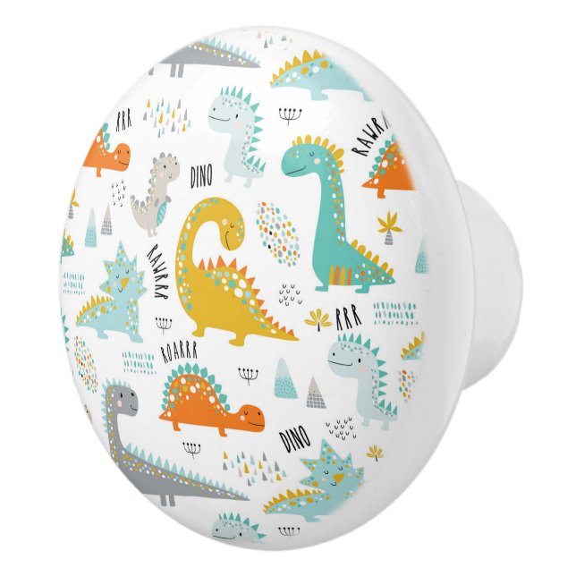 Dinosaurs Ceramic Pull (Right)