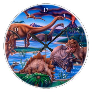 Dinosaurs Clock