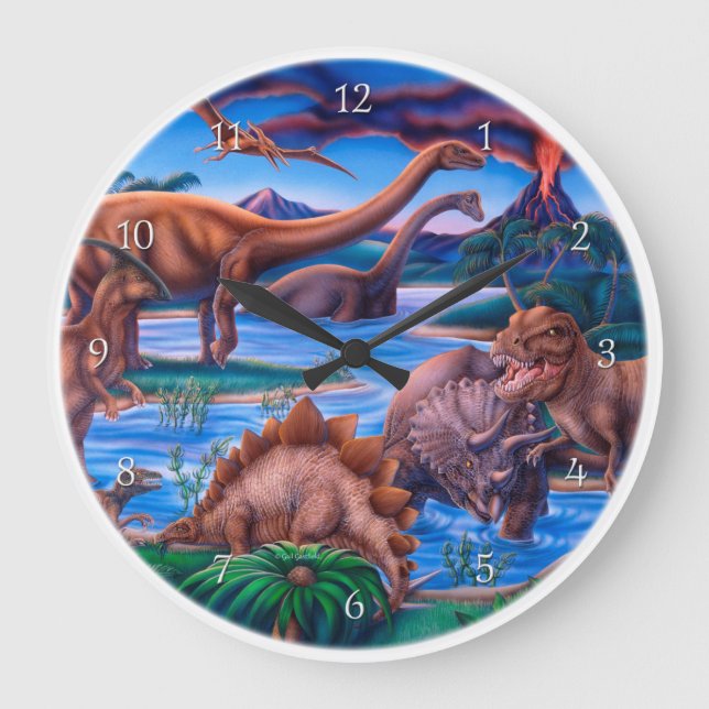 Dinosaurs Clock (Front)