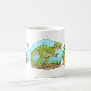 dinosaurs coffee mug