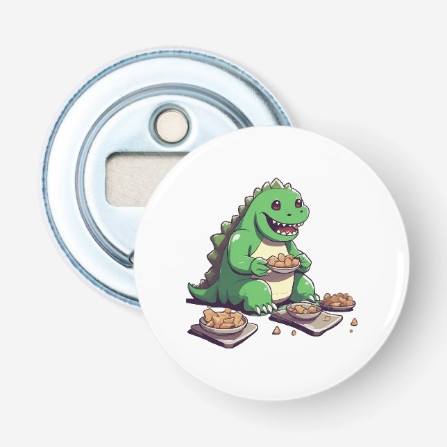 Dinosaurs diet tomorrow bottle opener (Front)